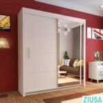 VISION Wardrobe - Modern Sliding Door Wardrobe With Hanging Rail For Bedroom by ZIUSA - Image 8