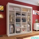 VISION Wardrobe - Modern Sliding Door Wardrobe With Hanging Rail For Bedroom by ZIUSA - Image 10
