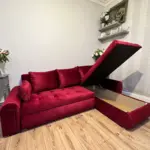 BERLYN Corner Sofa Bed with Storage - Multi Colours by ZIUSA - Image 10