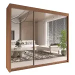 CHICAGO Wardrobe - Modern Sliding Door Wardrobe With Hanging Rail For Bedroom by ZIUSA - Image 2