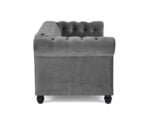 CHESTERFIELD SOFA-3+2 Seater Grey Colour - ZIUSA - Image 4