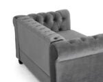CHESTERFIELD SOFA-3+2 Seater Grey Colour - ZIUSA - Image 5