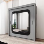 Wardrobe - Modern Sliding Door Wardrobe With Hanging Rail For Bedroom - MARICA - Image 4