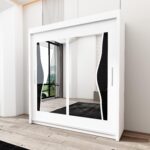 Wardrobe - Modern Sliding Door Wardrobe With Hanging Rail For Bedroom - BATUMI - Image 4