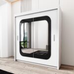 Wardrobe - Modern Sliding Door Wardrobe With Hanging Rail For Bedroom - MARICA - Image 5