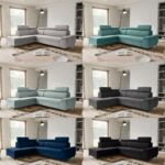 ARTIC SOFA - Corner Sofa Bed with Storage U Shape Multi Colours Left/Right Corner by ZIUSA