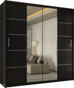 WINNIPEG Wardrobe - Modern Sliding Door Wardrobe With Hanging Rail For Bedroom by ZIUSA - Image 2