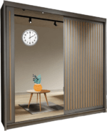 BERG Wardrobe - Modern Sliding Door Wardrobe With Hanging Rail For Bedroom by ZIUSA - Image 8