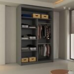 WINNIPEG Wardrobe - Modern Sliding Door Wardrobe With Hanging Rail For Bedroom by ZIUSA - Image 9