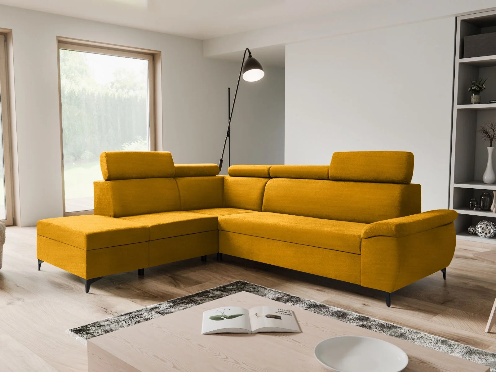 ARTIC SOFA - Corner Sofa Bed with Storage U Shape Multi Colours Left/Right Corner by ZIUSA - Image 7