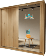 BERG Wardrobe - Modern Sliding Door Wardrobe With Hanging Rail For Bedroom by ZIUSA - Image 12