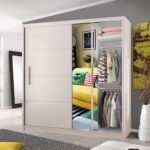 Wardrobe - Modern Sliding Door Wardrobe With Hanging Rail For Bedroom - Indiana - Image 8
