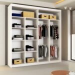 WINNIPEG Wardrobe - Modern Sliding Door Wardrobe With Hanging Rail For Bedroom by ZIUSA - Image 20