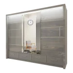 SYCILIA Wardrobe - High Gloss Sliding Door Mirrored Bedroom Wardrobe by ZIUSA - Image 8
