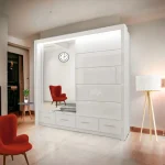 SYCILIA Wardrobe - High Gloss Sliding Door Mirrored Bedroom Wardrobe by ZIUSA - Image 11